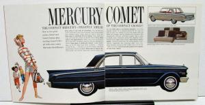 1962 Mercury Monterey & Comet Features & Options Dealer Sales Brochure