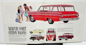 1962 Mercury Monterey & Comet Features & Options Dealer Sales Brochure