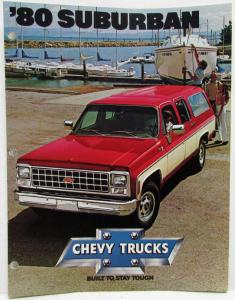 1980 Chevrolet Suburban Sales Brochure