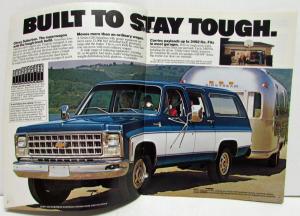1980 Chevrolet Suburban Sales Brochure