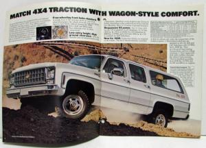 1980 Chevrolet Suburban Sales Brochure