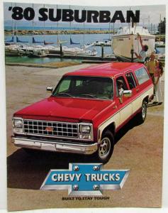 1980 Chevrolet Suburban Sales Brochure Canadian