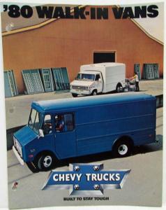 1980 Chevrolet Walk-In Vans Sales Folder