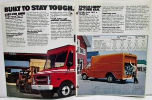 1980 Chevrolet Walk-In Vans Sales Folder