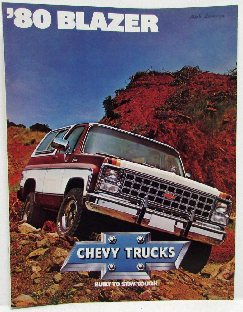 1980 Chevrolet Blazer Sales Brochure