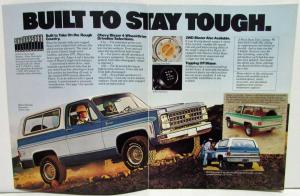 1980 Chevrolet Blazer Sales Brochure
