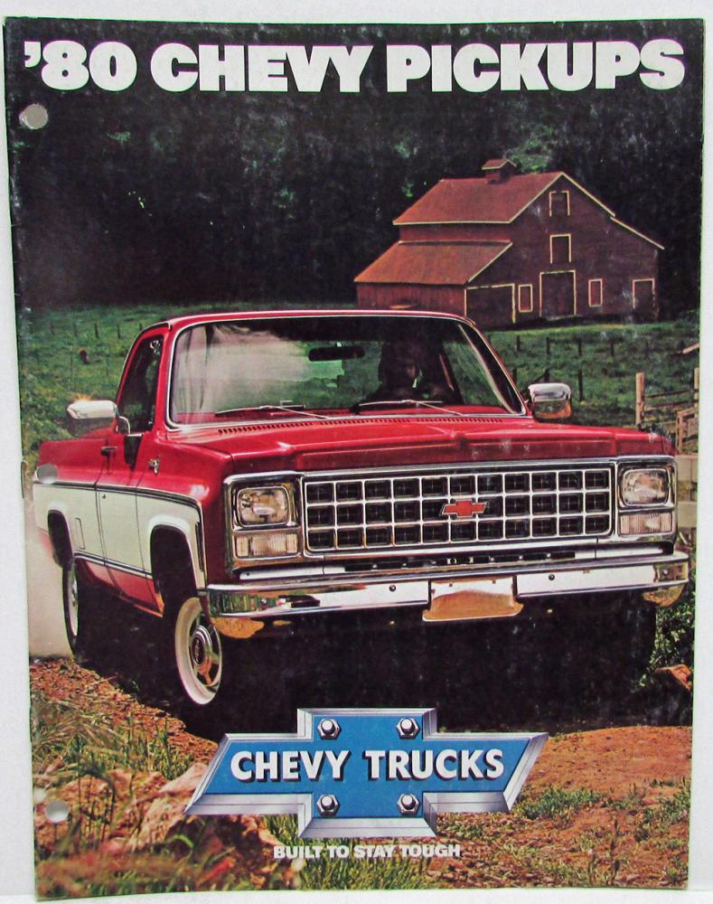 1980 Chevrolet Pickups Sales Brochure