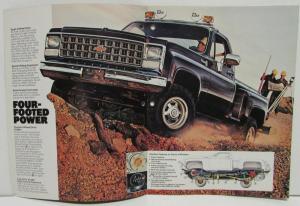 1980 Chevrolet Pickups Sales Brochure