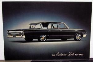 1963 Mercury Monterey Dealer Promotional Postcard Mailer Original