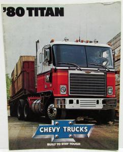 1980 Chevrolet Titan Truck Sales Brochure