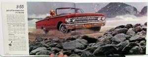 1963 Mercury Monterey Custom S-55 Dealer Sales Brochure Features Original