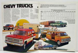 1980 Chevrolet Recreation and Trailering Guide Sales Brochure