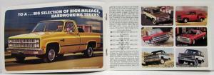 1981 Chevrolet Got What You Want In A Truck Sales Mailer Brochure