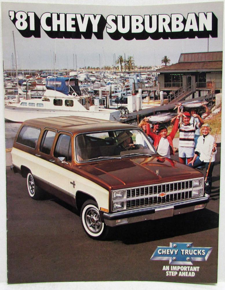 1981 Chevrolet Suburban Sales Brochure