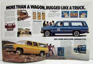 1981 Chevrolet Suburban Sales Brochure