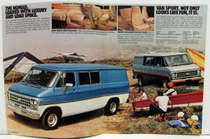 1981 Chevrolet Sportvan Sales Brochure