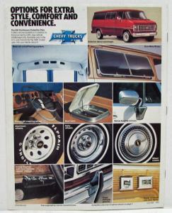1981 Chevrolet Sportvan Sales Brochure