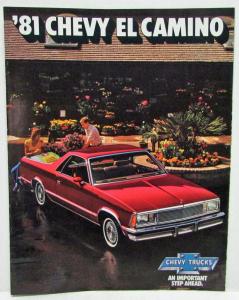 1981 Chevrolet El Camino Sales Brochure