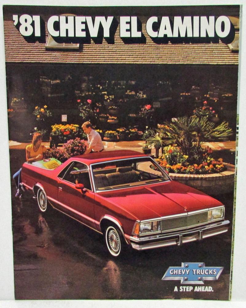 1981 Chevrolet El Camino Sales Brochure Canadian