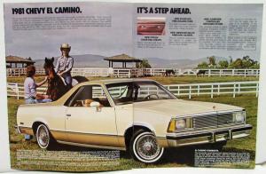 1981 Chevrolet El Camino Sales Brochure Canadian