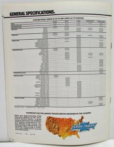 1981 Chevrolet Medium Duty Trucks Sales Brochure