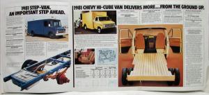 1981 Chevrolet Walk-In Vans Sales Folder