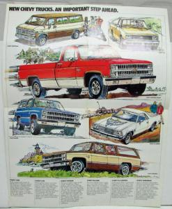 1981 Chevrolet Trucks Sales Folder