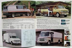 1981 Chevrolet Vans Sportvan Van Sport Hi-Cube Step-Van Sales Brochure