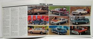 1982 Chevrolet El Camino Sales Brochure