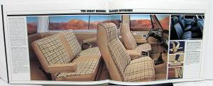 1982 Chevrolet Blazer Sales Brochure