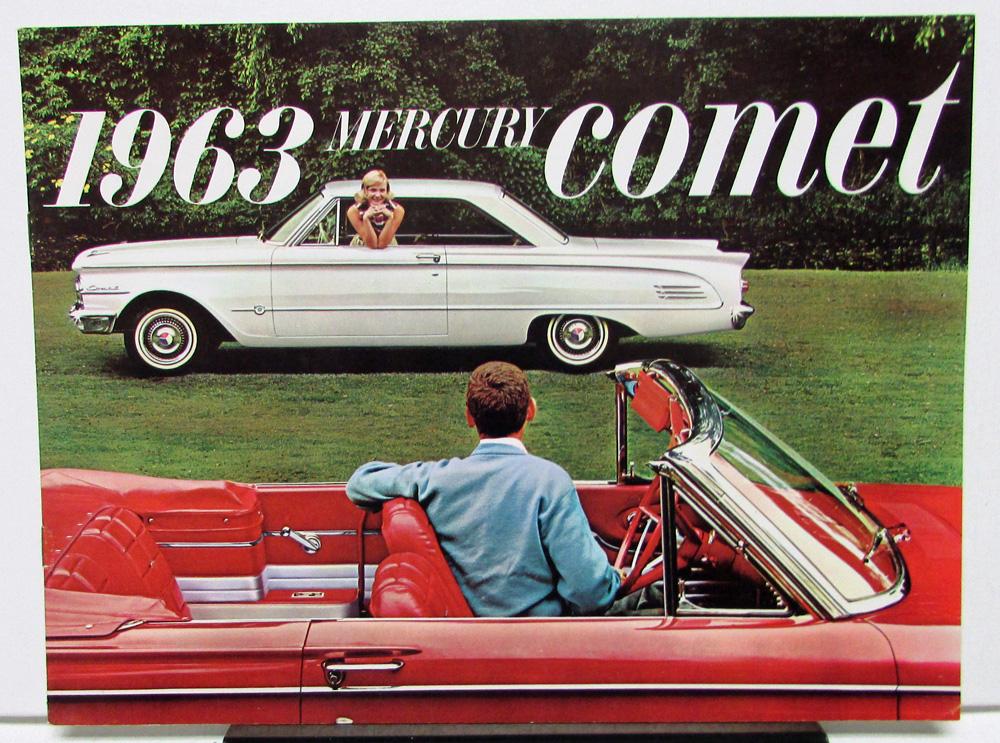 1963 Mercury Comet Dealer Sales Brochure Cyclone 260 S-22 Custom Wagon