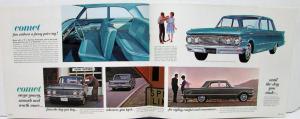 1963 Mercury Comet Dealer Sales Brochure Cyclone 260 S-22 Custom Wagon