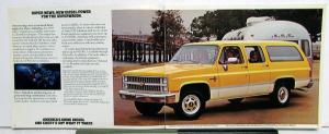1982 Chevrolet Suburban Sales Brochure