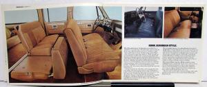1982 Chevrolet Suburban Sales Brochure