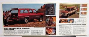 1982 Chevrolet Suburban Sales Brochure