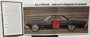 1964 Mercury Comet Cyclone Dealer Sales Brochure Folder With Super 289 V8
