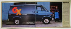 1982 Chevrolet Vans Sportvan Hi-Cube Step-Van Sales Brochure