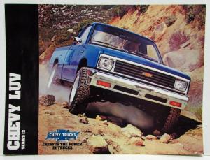 1982 Chevrolet LUV Series 12 Sales Folder