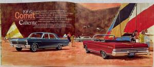 1965 Mercury Comet Dealer Sales Brochure 100,000 Mile Durability Champion