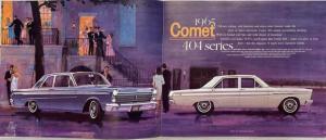 1965 Mercury Comet Dealer Sales Brochure 100,000 Mile Durability Champion
