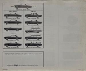 1965 Mercury Comet Dealer Sales Brochure 100,000 Mile Durability Champion