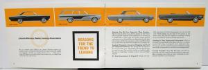 1966 Mercury & Comet Dealer Sales Brochure Leasing Program Montclair Park Lane