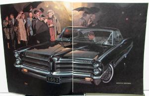 1965 Pontiac Bonneville Star Chief Catalina Grand Prix 2+2 GTO Tempest Brochure