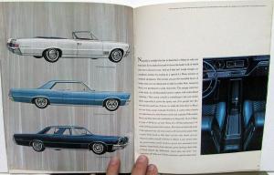 1965 Pontiac Bonneville Star Chief Catalina Grand Prix 2+2 GTO Tempest Brochure