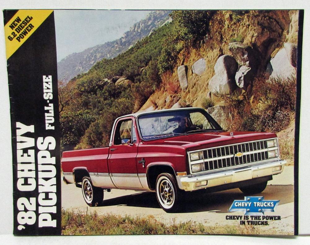 1982 Chevrolet Pickups Sales Brochure
