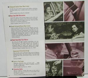 1967 Mercury Full Size Dealer Sales Brochure Mailer Accessories Options