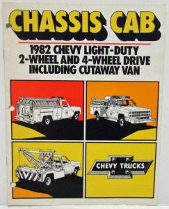 1982 Chevrolet Trucks Chassis Cab Sales Brochure