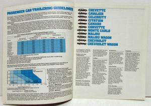 1983 Chevrolet Recreation and Trailering Guide Sales Brochure