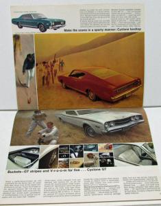 1968 Mercury Dealer Sales Brochure 33 Models Montego Cyclone Cougar