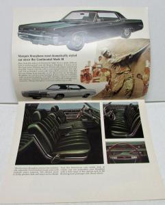1969 Mercury Dealer Sales Brochure Marquis Marauder Monterey Montego Cougar